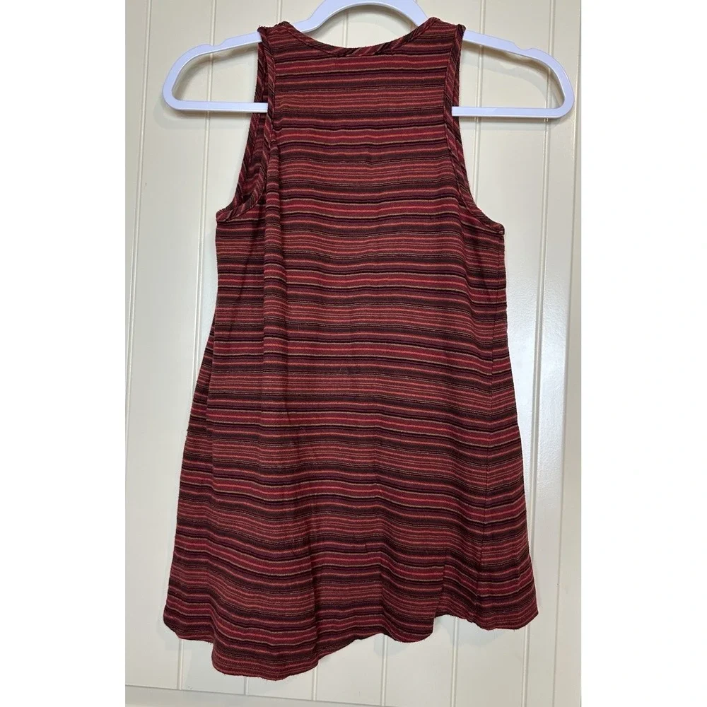 Saint Grace‎ striped cotton sleeveless knit tank top sz S stretch casual beach